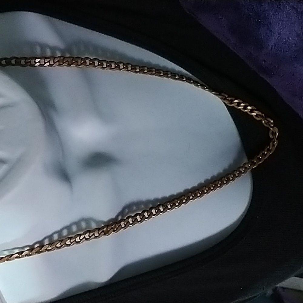 Vintage Gold Men’s Cuban Link Chain Necklace